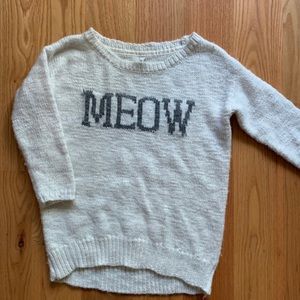 White Oversized Sweater